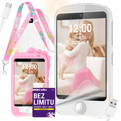 TELEFON DLA DZIECI ROZMOWY GRY ZEGAREK APARAT KAMERA LATARKA MUZYKA SMART