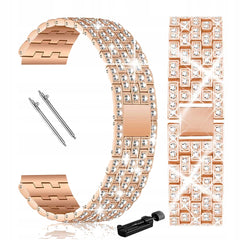 BRANSOLETKA PASEK OPASKA DO SMARTWATCHA CYRKONIE 18MM CRYSTAL